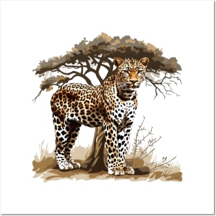 Leopard Design Posters and Art